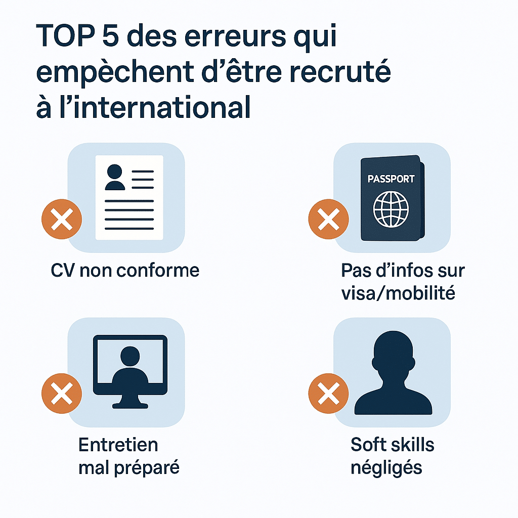 recruté à l’international